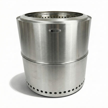HEAT smokeless fire pit Rokfri Large stainless steel