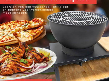 HEAT Trolle Buitenkeuken Zwart