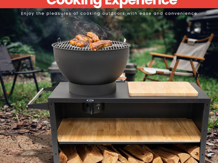 HEAT Trolle Outdoor Kitchen Black