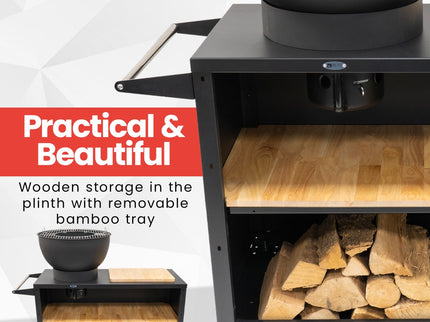 HEAT Trolle Outdoor Kitchen Black