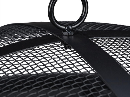 HEAT Firepit Alna with Spark Screen and grill grid