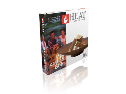 HEAT Fire bowl Classic Ø 80 Rust