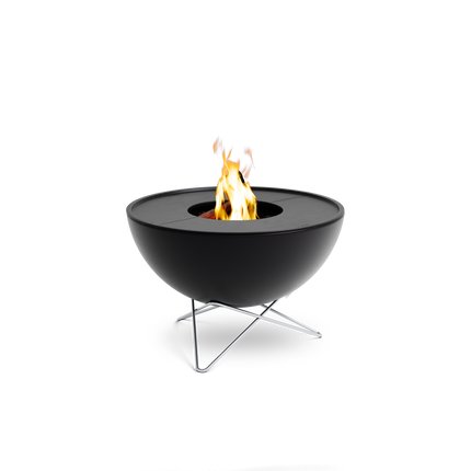 Höfats Bowl 57 fire pit plancha set low