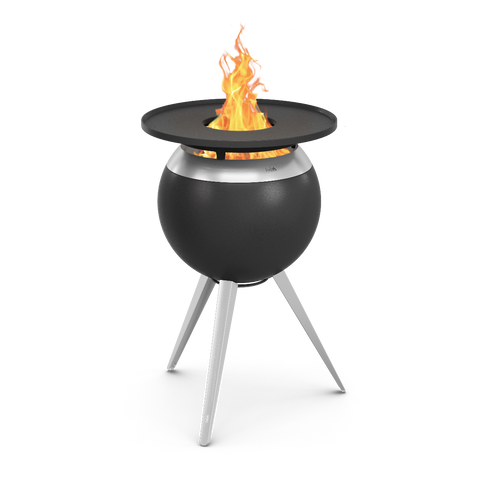 Höfats MOON 45 Smokeless Fire Pit with Plancha