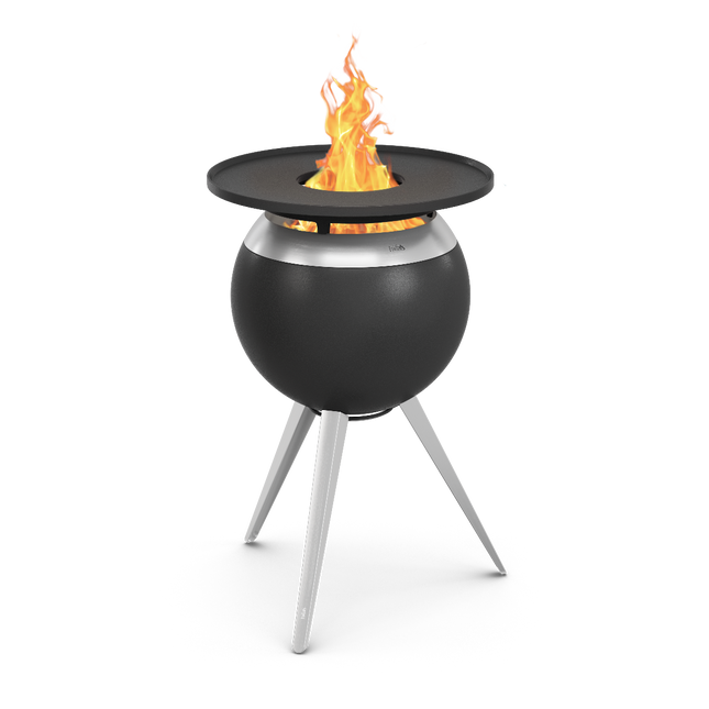 Höfats MOON 45 Smokeless Fire Pit with Plancha