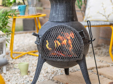 La Hacienda Squat Fireplace