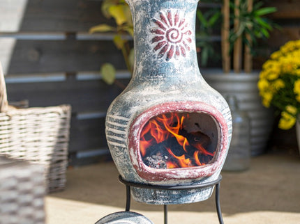 La Hacienda Swirl Small Mexican Fireplace