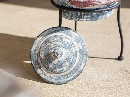 La Hacienda Swirl Small Mexican Fireplace