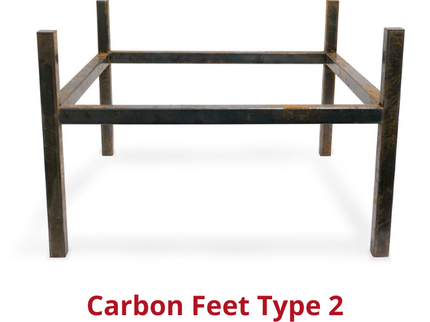 MOODZ onderstel Square 100 cm carbon