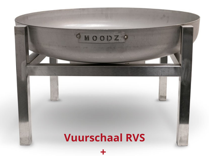 MOODZ vuurschaal RVS 60 cm