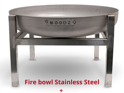 MOODZ Firebowl Stainless Steel Ø60 cm