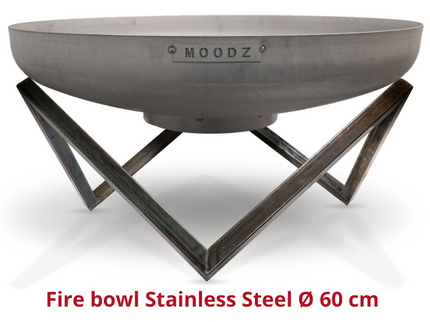 MOODZ Firebowl Stainless Steel (4 sizes)