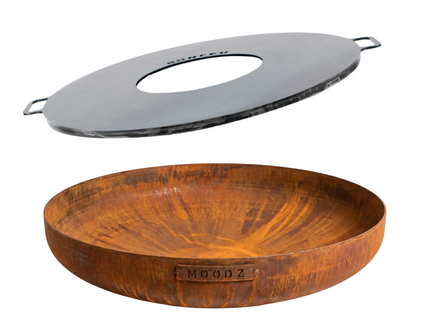 Package deal MOODZ fire bowl 100 + BonPlancha 100