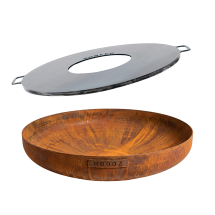 Package deal MOODZ fire bowl 100 + BonPlancha 100