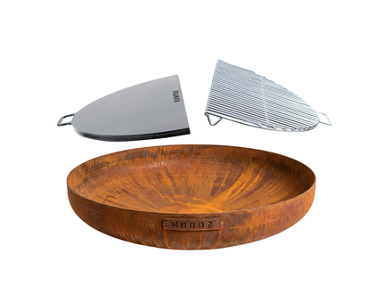 Package deal MOODZ fire bowl 60 + BonPlancha 1/2 60 + BonGrill 1/2 60