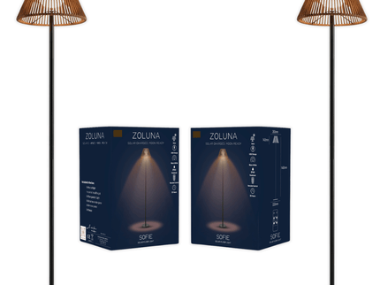 Package deal ZOLUNA 2x floor lamp Sofie