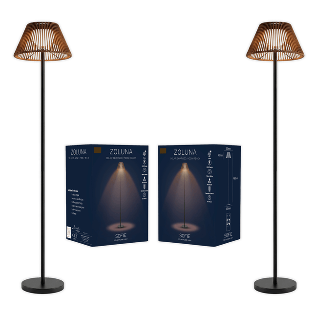 Package deal ZOLUNA 2x floor lamp Sofie