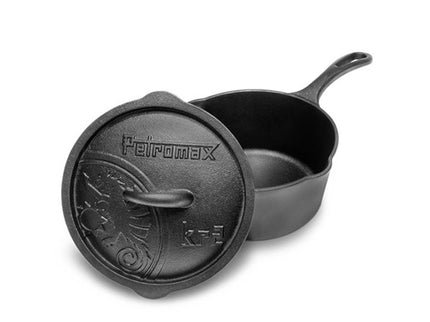 Petromax Gietijzeren Steelpan met Deksel-1L