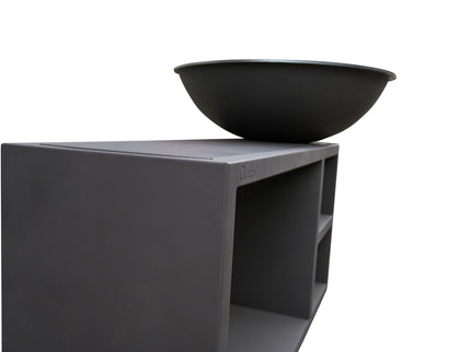 Quoco PIATTO Tavolo Dark grey