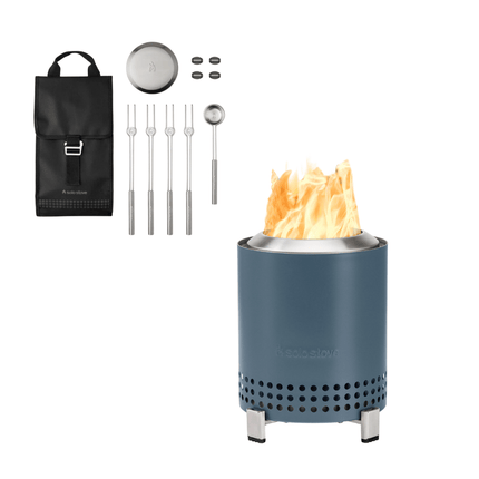 Pakketdeal Solo Stove Mesa XL blauw + accessoirepakket