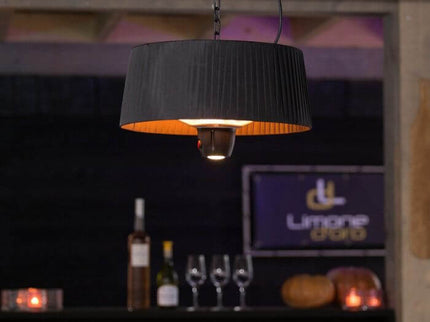 Sunred Heater Artix Hanging Black 1500