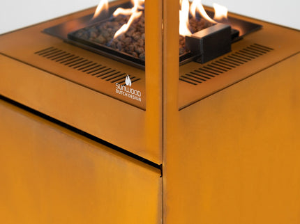 Sunwood patio heater Marino Cortensteel