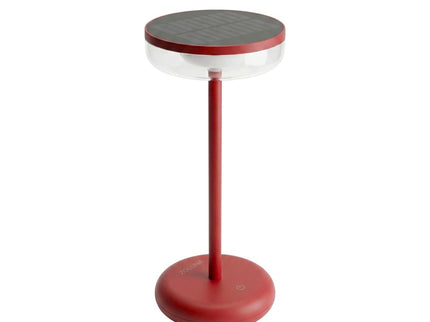 ZOLUNA solar table lamp Bobbie evening red