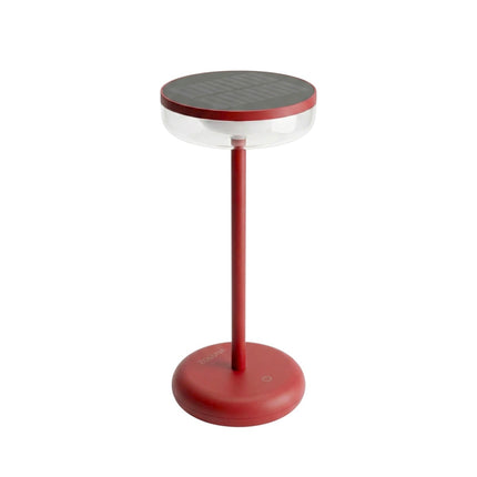 ZOLUNA solar table lamp Bobbie evening red