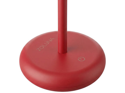 ZOLUNA solar table lamp Bobbie evening red