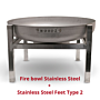 MOODZ Firebowl Stainless Steel