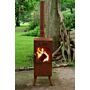 BonFeu Boncarré QLP Rust Fireplace