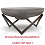 MOODZ Firebowl Stainless Steel