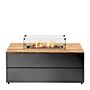 Cosi Fire Table Cosipure 120 Black/Teak