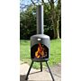 BonFeu BonSelo Black Fireplace