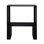 Livin' flame Fireplace surround Ardez Black