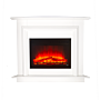 Livin'flame Fireplace Saalbach Corner White