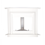 Livin'flame Fireplace Saalbach Corner White