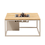 Cosi Firetable Cosiloft 100 Sandy Beige / Teak
