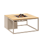 Cosi Firetable Cosiloft 100 Sandy Beige / Teak