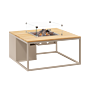 Cosi Firetable Cosiloft 100 Sandy Beige / Teak