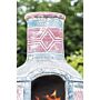 La Hacienda Geometric Mexican Fireplace