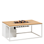 Cosi Firetable Cosiloft 120 White/Teak