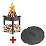 CookKing Fire bowl Montana High Ø70 cm + Deksel 