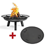 CookKing Fire bowl Porto Ø70 cm + Lid with Rim
