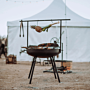 Barebones Cowboy Fire Pit Grill-System