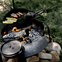 Barebones Cowboy Fire Pit Grill System Side Table 23′
