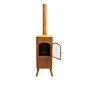 BonFeu Boncarré QLP Rust Fireplace