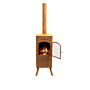 BonFeu Boncarré QLP Rust Fireplace