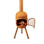 BonFeu BonSolo Rust Fireplace