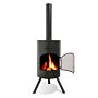 BonFeu BonTon 40 Black Fireplace